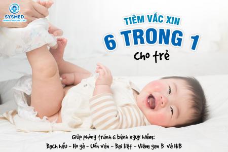 Vắc xin 6 trong 1 – Tiêm ngừa từ 6 tuần tuổi để bảo vệ Con - Sysmed Phù Đổng
